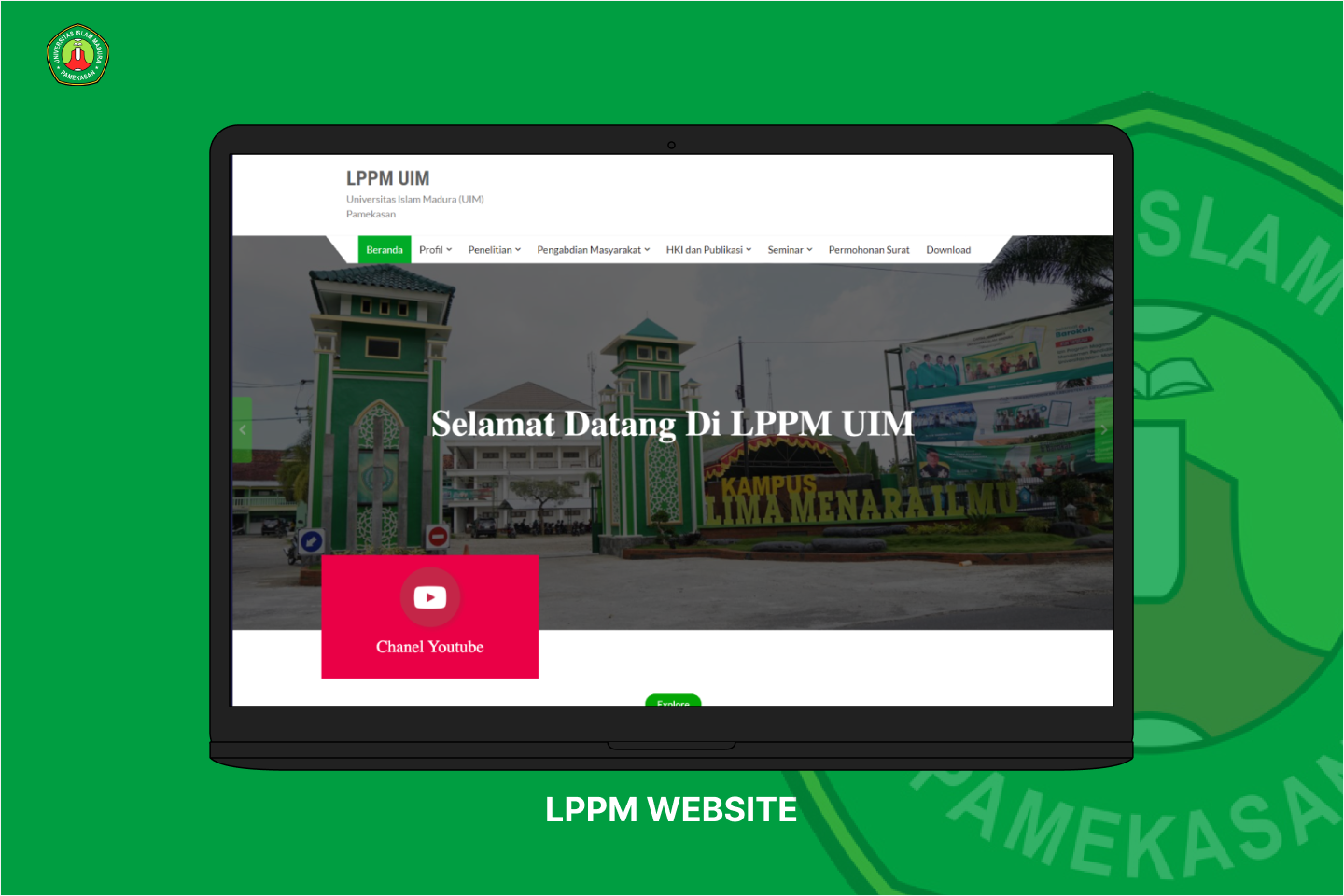 LPPM Website oleh Luqmanul Hakiem